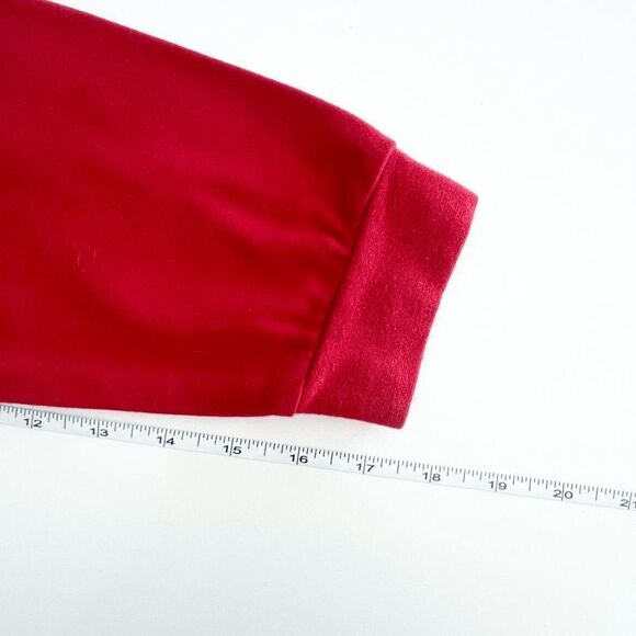 Eddie Bauer Womens Turtleneck Pullover Sweater Long Sleeve Plain Red Large - Picture 5 of 6